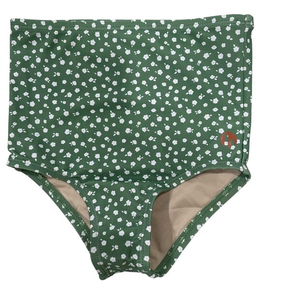 Honey Mark 3T/4T Green Floral High-Waisted Swim Bottoms Water-Resistant Beach - Picture 6 of 6